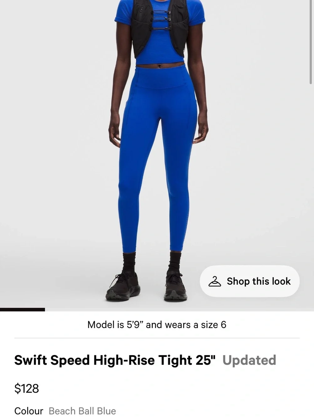 lululemon Swift Speed Leggings **Size 4**